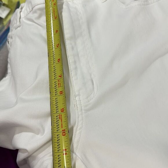 Poco Jeans White Straight Leg Jeans Size 17 - Picture 11 of 11